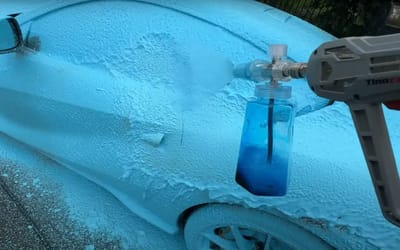 Mobile car cleaner cleaned the 'world's dirtiest Ferrari' and produced deep levels of ASMR
