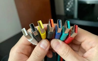 People are only just discovering that the colors on USB ports actually mean something and it's wild