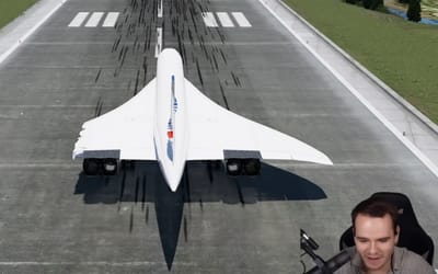 Man tests what actually happens if Concorde loses its wing in flight