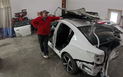 US man buys salvage cars from Copart and sells the parts on eBay to see if he can make a profit