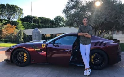 Cristiano Ronaldo’s entire car collection is like a private museum with some of the world’s rarest models