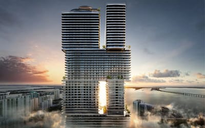 The Mercedes-Benz apartments in Miami will cost you at least $800k, and $2.7 million for a condo