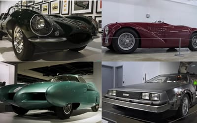 There are over $1 billion worth of cars in this LA collection and when man visits he’s like a kid in a candy store