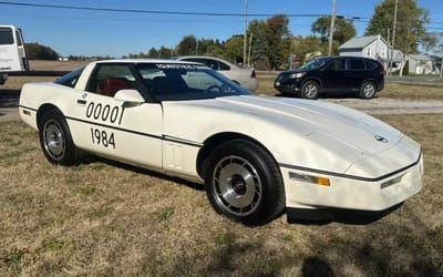 Historic 1984 C4 Corvette, VIN 001, built with a NASA style dashboard has surfaced for sale with just 277 miles