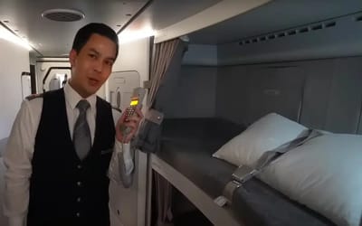 On planes like the Boeing 787 there are secret rooms passengers will never see