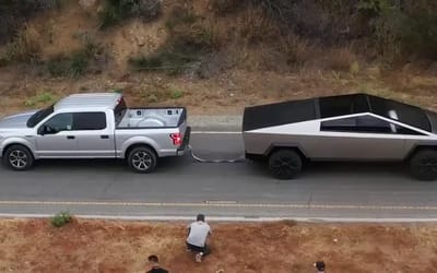 Tesla Cybertruck took on the Ford F-150 in a tug of war with an obvious winner but the results leave viewers questioning if they’d witnessed a fair fight