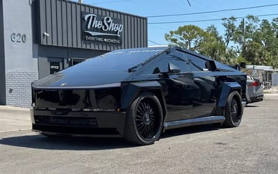 The wildest Tesla Cybertruck on the planet in Florida almost looks like a Ferrari