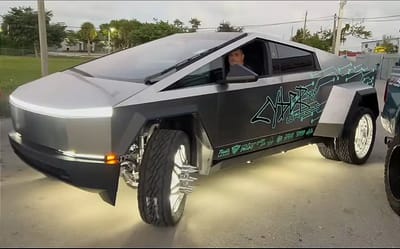 Someone has built a Cybertruck dually and it could be the first all-electric dually pickup truck