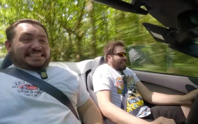 British men drive incredibly American cars in the UK and their reactions are making people in the US hysterical