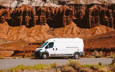 This couple has traveled the world in their self-converted van