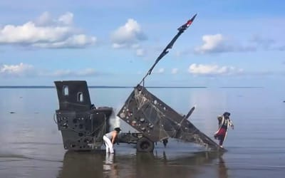 Check out this incredible DIY pirate ship made out of a dump truck