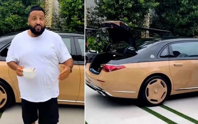 DJ Khaled shows off incredible customized ‘Maybach Cappuccino’