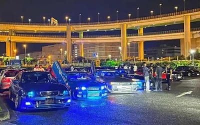 Only in Japan do parking lots outshine supercar showrooms