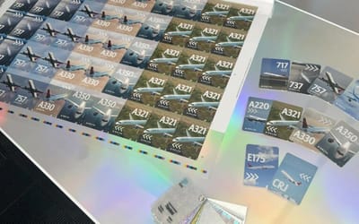 Airlines, such as Delta, have secret trading cards that are becoming every aviation geek’s new obsession