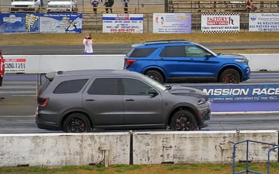 Dodge Durango Hellcat dragged a Ford Explorer ST and no one saw the result coming