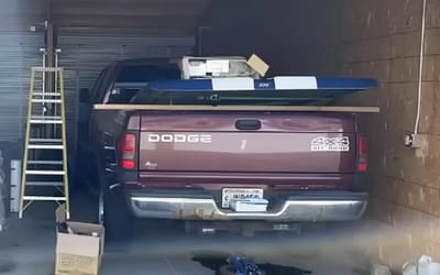 US man's heart dropped when he bought storage unit and found a Dodge Ram, but it became a beautiful tale