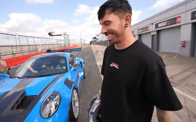 YouTuber took totaled and rebuilt Porsche GT3 RS to race against $600,000 supercars, surprises people