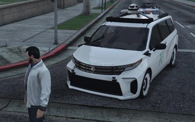 Driverless cars roam the city in GTA V for the first time as Rockstar mimics Waymo