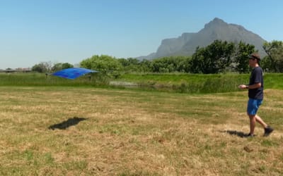 Man builds a 100% solar-powered drone and is in disbelief when it successfully lifts off