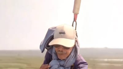 People are saying Indonesian farmer is 'living in 2070' as he uses drone to fly to work