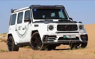 Dubai police force added Mercedes-AMG G63-based ‘Mansory P720’ to its unbelievable supercar fleet