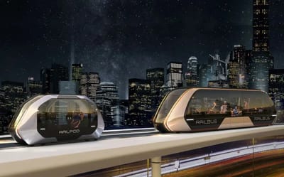 Dubai is developing driverless, high-speed pods that run on elevated tracks