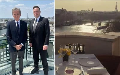 The world’s two richest men just met on a $460 billion lunch