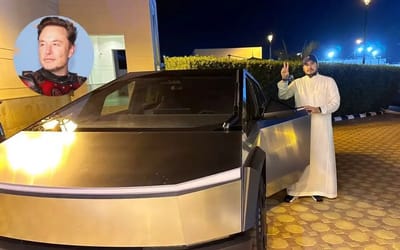 Elon Musk reacts to Saudi prince getting a brand new Tesla Cybertruck