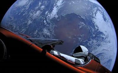 The Tesla that Elon Musk launched into space 6 years ago is moving towards Mars