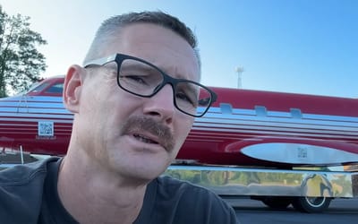 Man who converted Elvis Presley's abandoned jet into RV took it on the highway and the chaos left him very confused