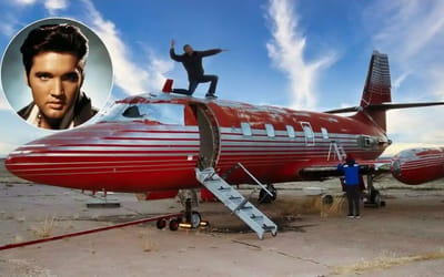 Man rebuilding Elvis Presley’s jet reveals his amazing progress