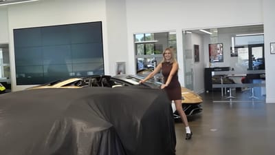 Lamborghini asked to see California woman's modified Aventador and decided to give her the ultimate surprise
