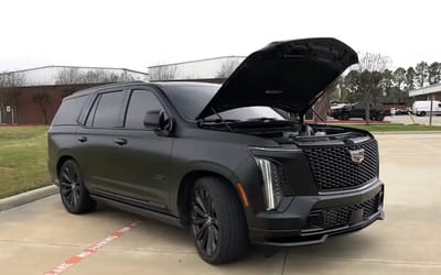 Texas man had a brand new 2025 Cadillac Escalade-V delivered and immediately took it to a tuner