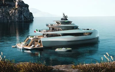 131ft superyacht concept is your sailing private island that holds a luxurious secret below deck