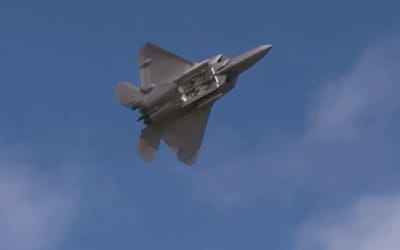 F-22 Raptor defies gravity in footage that makes your stomach turn just watching it