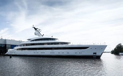 249-foot superyacht officially delivered to billionaire owner after 4 years of construction