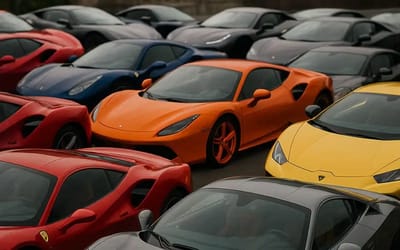 Nerve-wracking video shows dealership parking cars incredibly close to each other