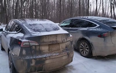 Virginia 24-hour traffic jam left man experimenting with how long 2 Teslas can stay warm in frozen temps