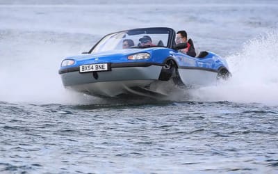 Amphibious floating V6 roadster once set the weirdest record the world has ever seen