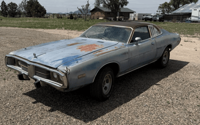 1973 Dodge Charger with rare option found in an Arizona barn after 40 years