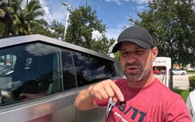 New Hampshire man realizes how much his Cybertruck costs to charge compared to gas, feels like a fool