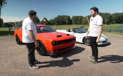 British guys do something 'dumb' and drive American cars on the UK roads, come to surprising conclusion
