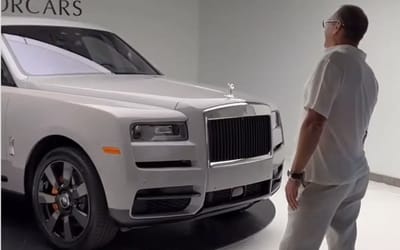 Florida entrepreneur can’t stop saying 'Wow' after first Rolls-Royce delivery — he can’t believe it