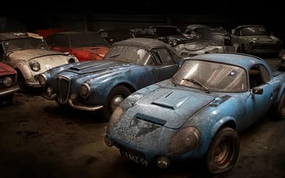 230 cars amassed over 40 years were found stored across three locations and were worth millions