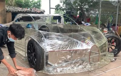 Man spends 365 days building his own Bugatti Chiron from scratch as he can't afford to buy one
