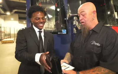 IShowSpeed gifts his bus driver $50K Rolex after he drove him all over America for 35 days