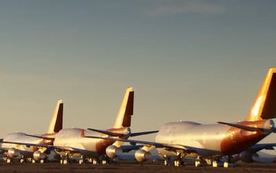 Australian's 'flight to nowhere' takes him to California aircraft graveyard he refused to believe existed