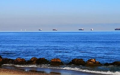 There's a reason boats sometimes look like they are floating in the sky