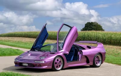 One of 10 Swiss-tuned Lamborghini Diablo Evolution GTRs expected to fetch $500,000
