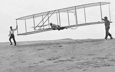 In 1903, the New York Times predicted that it would take at least 10,000,000 years for airplanes to be developed